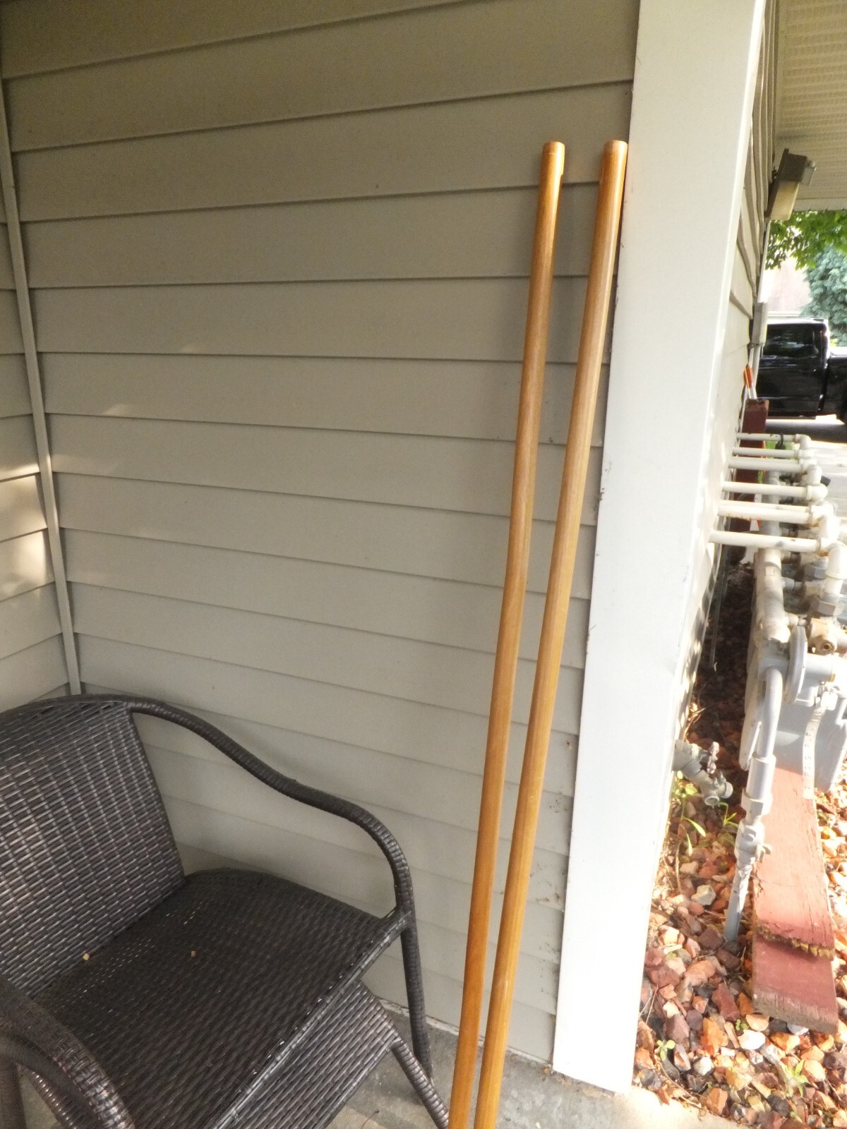 Martial Arts Bo Staff Stick Hard Wood Dowel Home Industrial Arts Use 62"L X 1"W