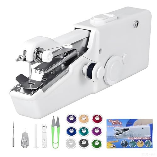 Portable Handheld Sewing Machine, Mini Electric Sewing Machine for Home