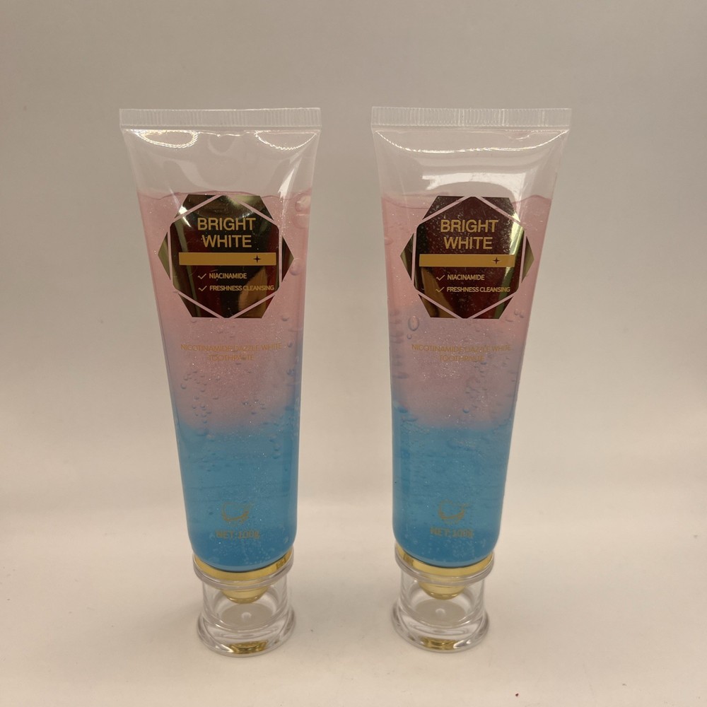 2 Pack - Nicotinamide Dazzle Toothpaste - Bright Dazzle White 3.5 oz