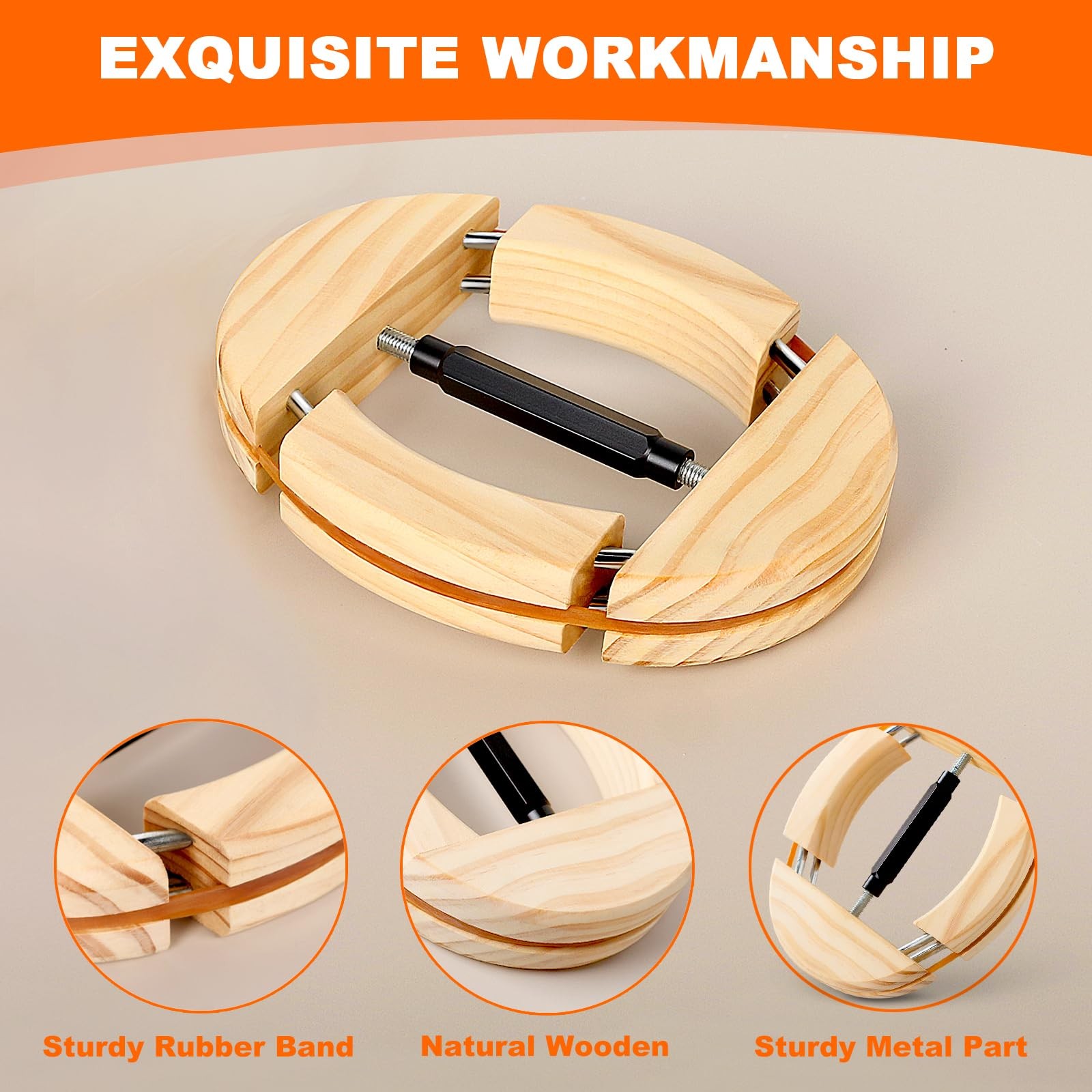 Hat Stretcher 4 Way, Hat Stretcher for Fitted Hats Size 6 7/8 to 8 1/2, Exten...