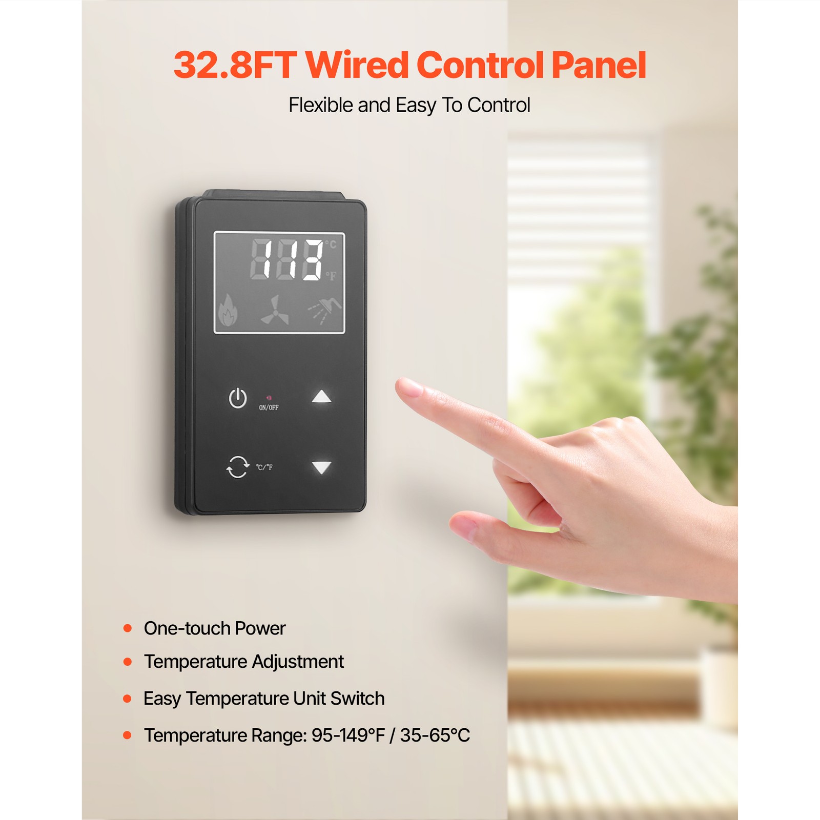 Uimoso Outdoor Propane Tankless Hot Water Heater 120,000BTU Instant 5.3gal