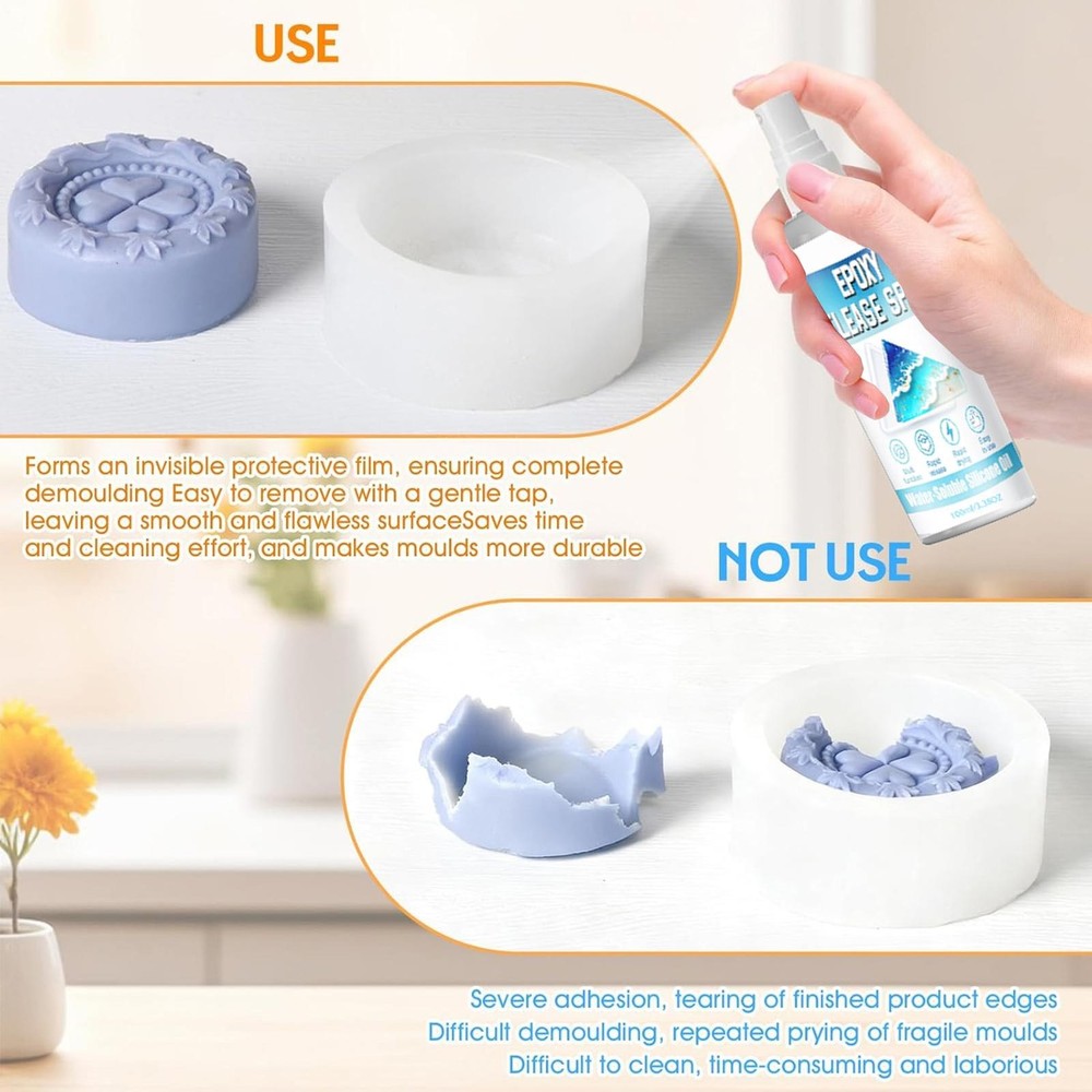 100ml Mold Release Spray Fast-Drying Lubricant Agent Epoxy Release Agent