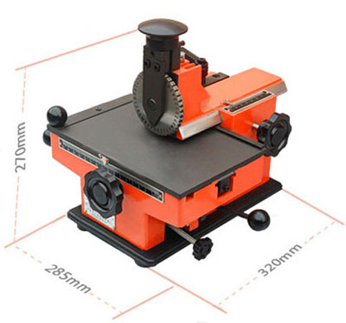 Semi-automatic Plate Embossing Machine Metal Marking Machine Stamp Screen Print