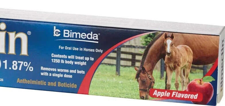 New one pack In Box Paste Horse Dewormer Apple Flavor Exp 3/2026