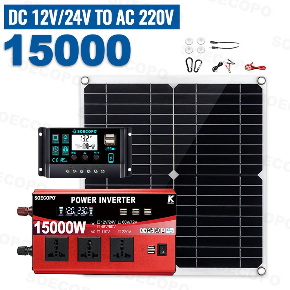 15000W complete solar kit -110V/220V