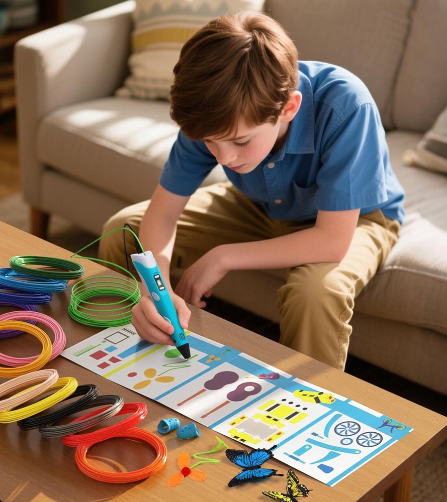 1.75mm 3D Pen Filament Refills Compatible with SCRIB3D P1/ADV MYNT3D Basic/Super