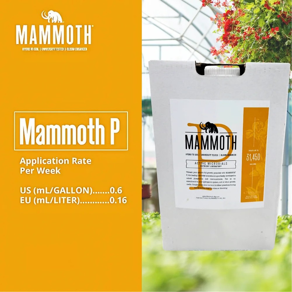 Mammoth P Active Microbials - 5 Gallon Garden Pest Control