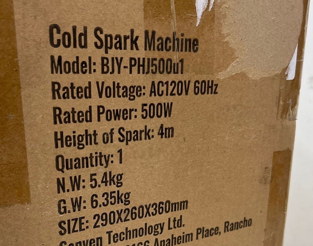 Vevor Cold Spark Firework Machine 500W 6.6FT - 13FT