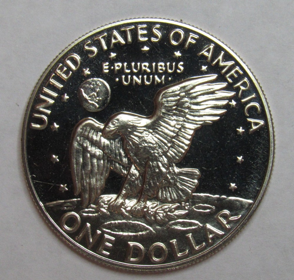 1974 S $1 Clad Proof Ike Dollar