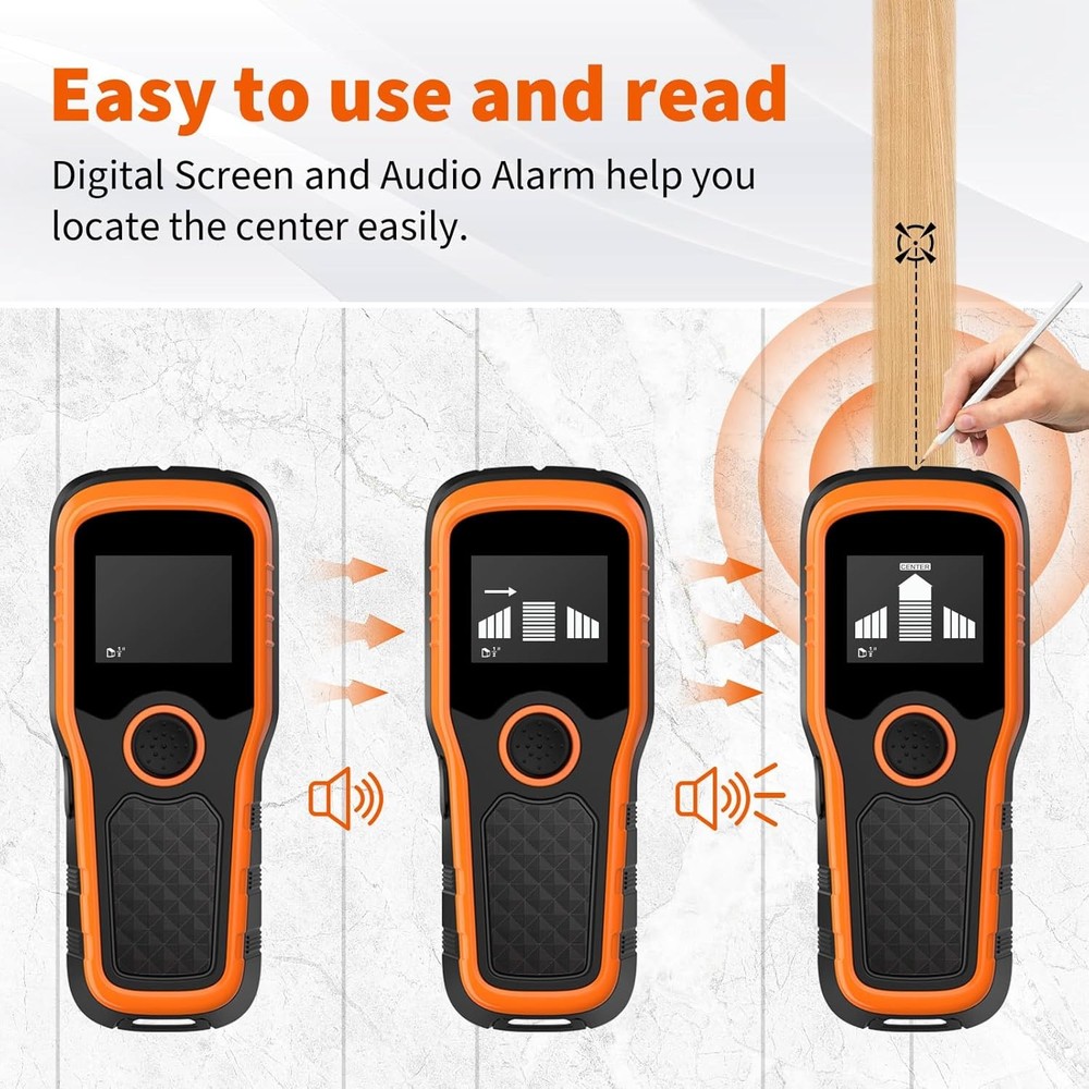 Wall Detector Five-in-One Detector with Enhanced Smart Chip