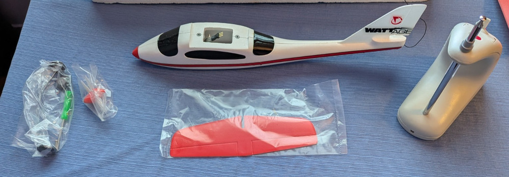Vintage Wattage Lightning RC Airplane RTF