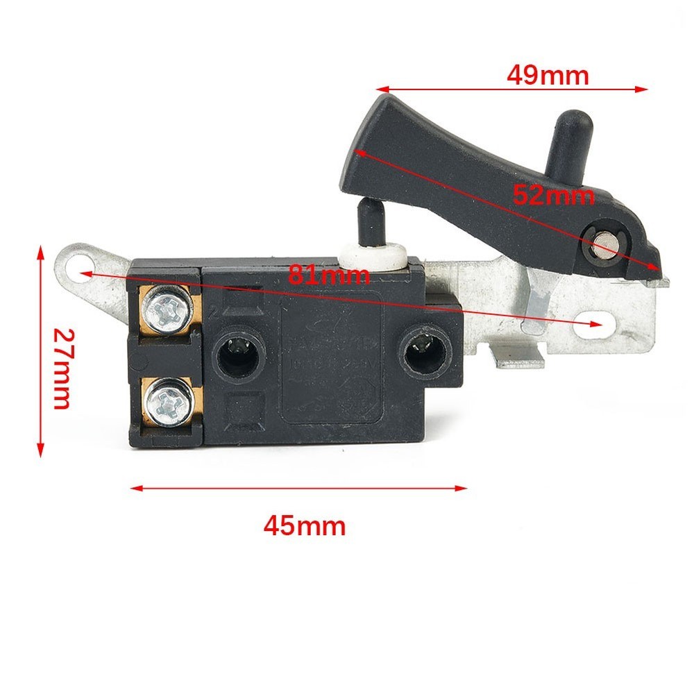250V/10A Speed Control Switch Trigger Switch FA2-10/1B For PH65A Electric Pick
