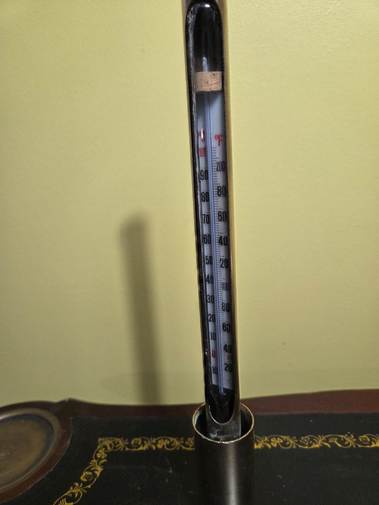 old thermonater brass