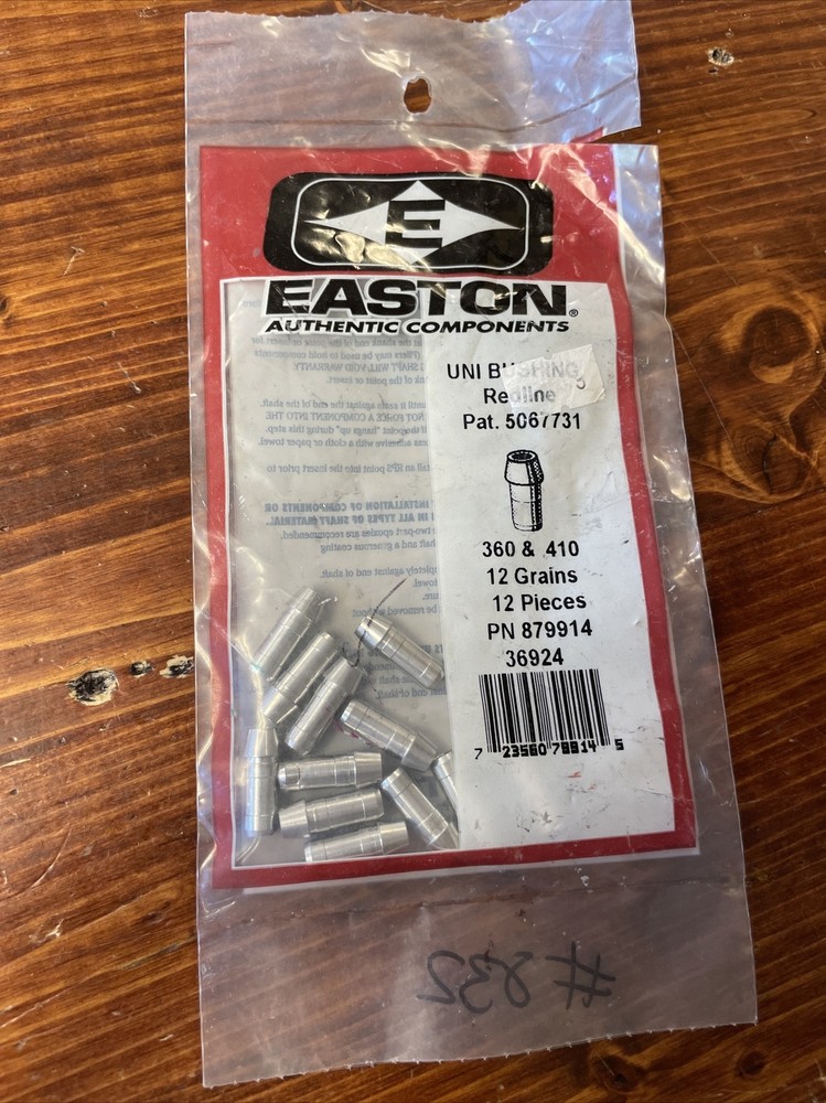 Easton Authentic Components Uni Bushing Redline-360 & 410- 12 Grains