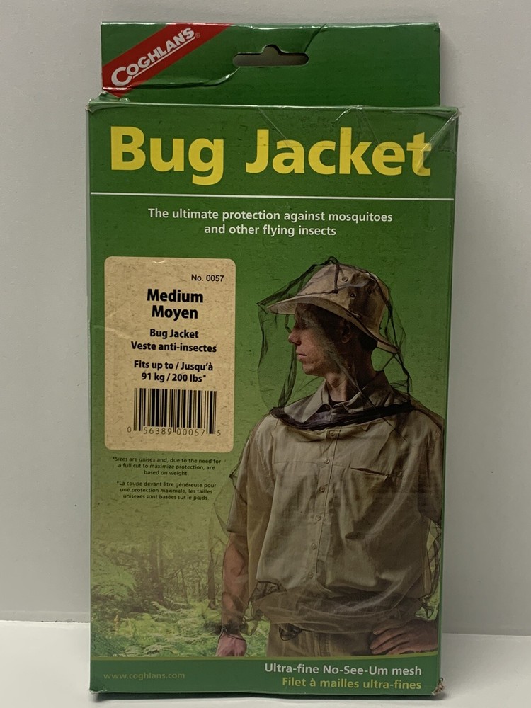 Coghlan's Bug Jacket Medium Unisex Flame Resistant Lightweight Net Model 0057