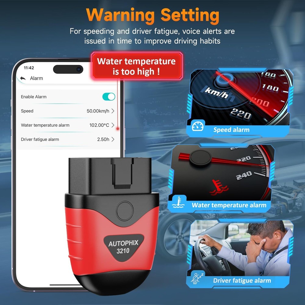 AUTOPHIX 3210 Bluetooth OBD2 Scanner Car Code Readers Auto Scan Tools Diagnostic