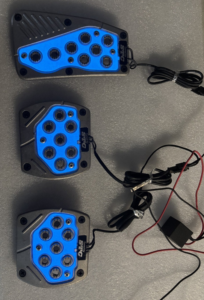 Light Up Standar Transmission Universal Pedals.