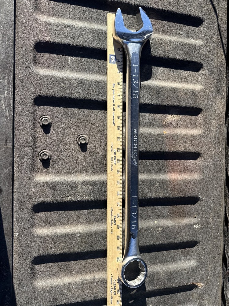 Wright Tool 1-13/16” Combination Wrench WRIGHTGRIP 12 Point #1158