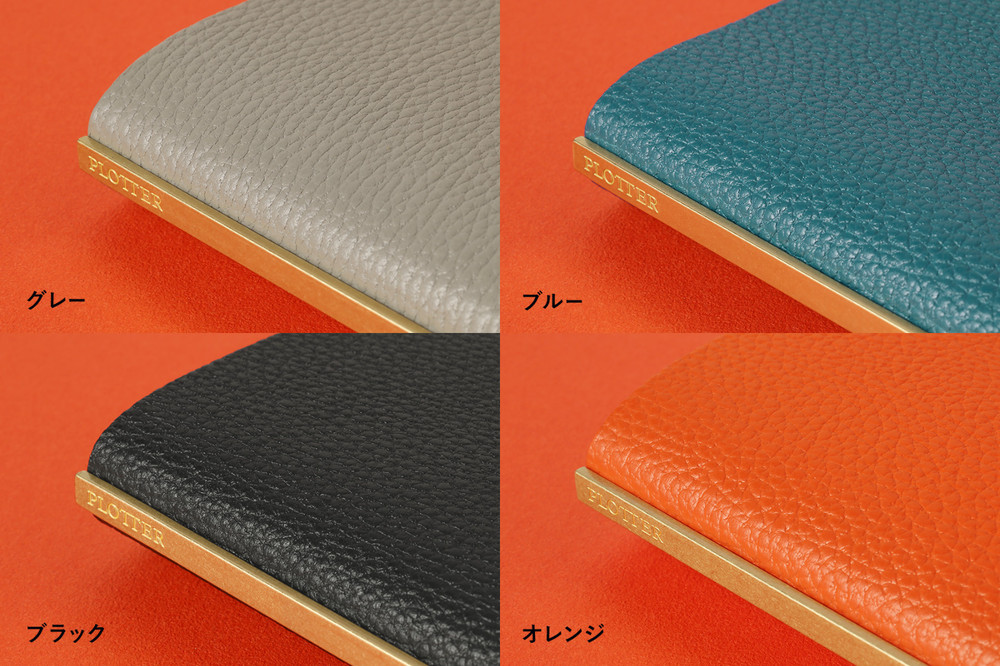 PLOTTER 5003 5-Ring Leather Binder Shrink Mini 5 size orange New JAPAN