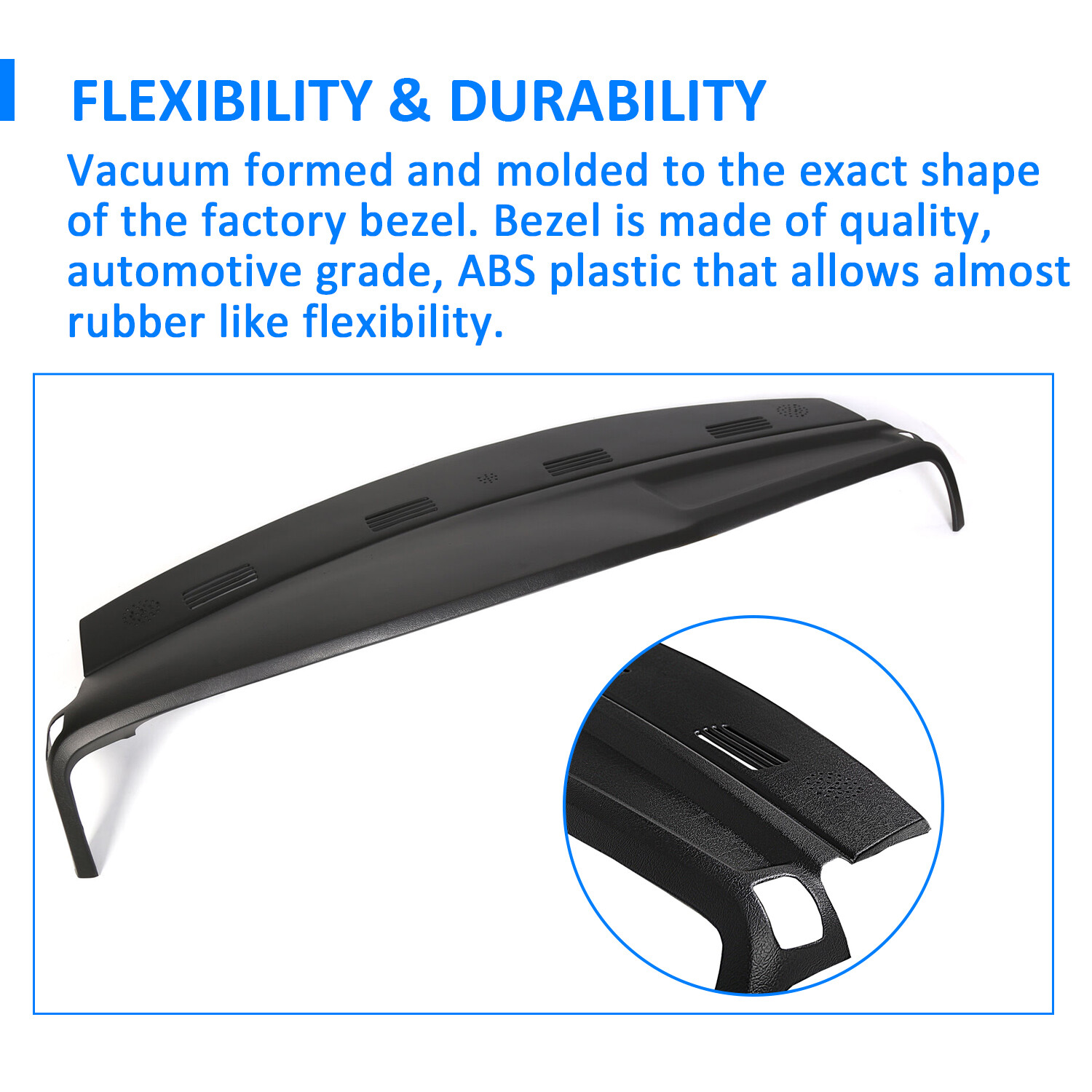 Molded Dash Cover Overlay W/Free Adhesive For Dodge Ram 1500/2500/3500 2002-2005