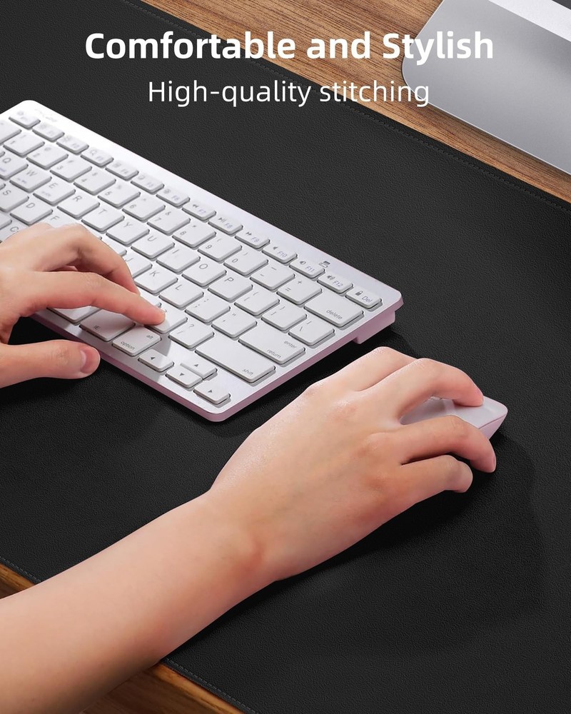 Desk Pad Soft PU Leather Extra Large Mouse Pad Laptop Computer Desk Mat Table...