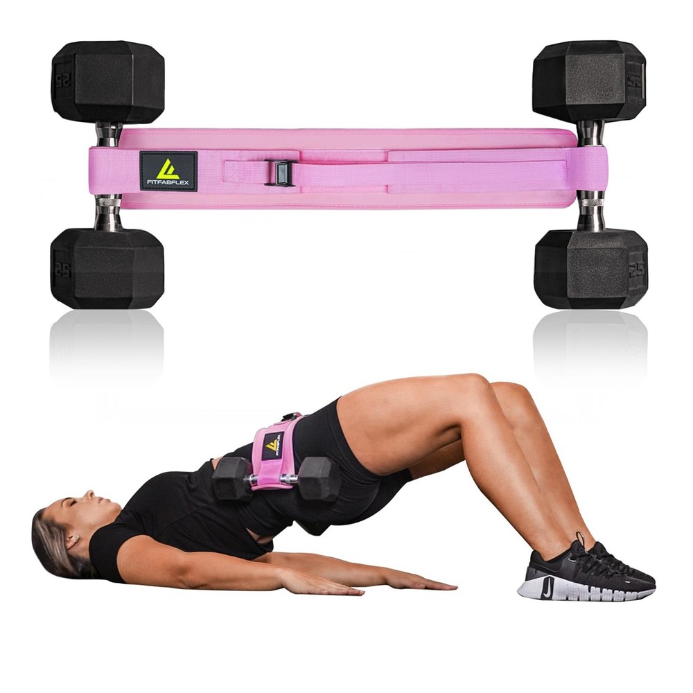 Exercise Hip Thrust Belt Weights Glute Workout Booty Builder Adjustable