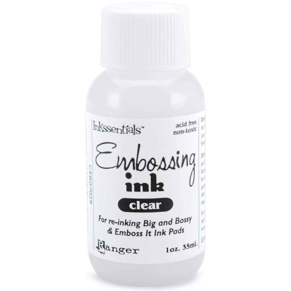 Inkssentials Embossing Ink Refill, Clear, 1 oz.