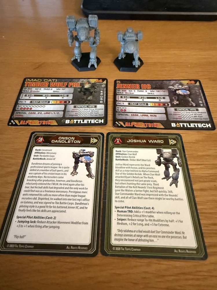 Battletech Clan Battlemechs