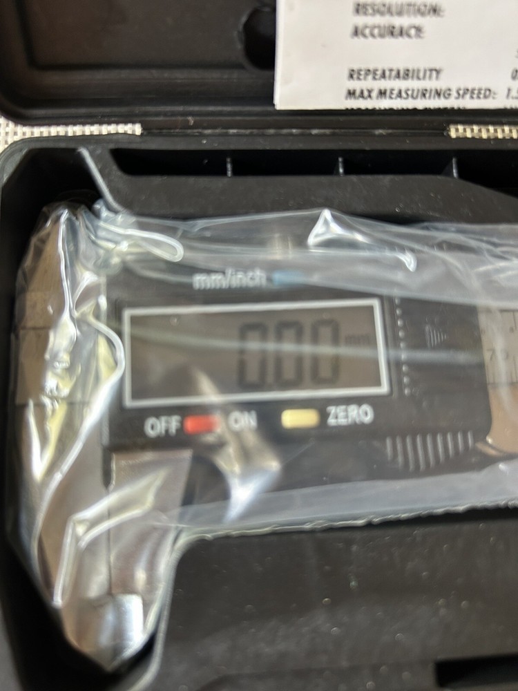 Electronic Digital Caliper 6” Stainless Hardened