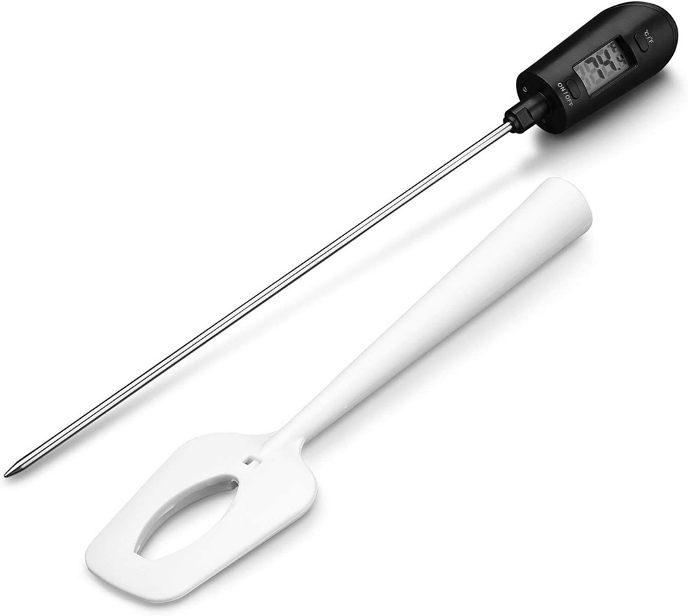 Lightbeam Digital Candy Thermometer, Instant Read Kitchen Cooking & Spatula T...