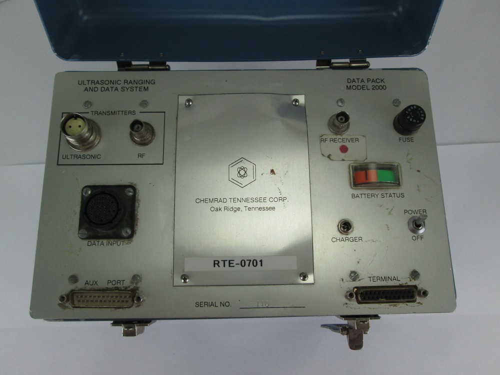 Chemrad Tennessee Ultrasonic Ranging & Data System Data Pack Model 2000 in Case