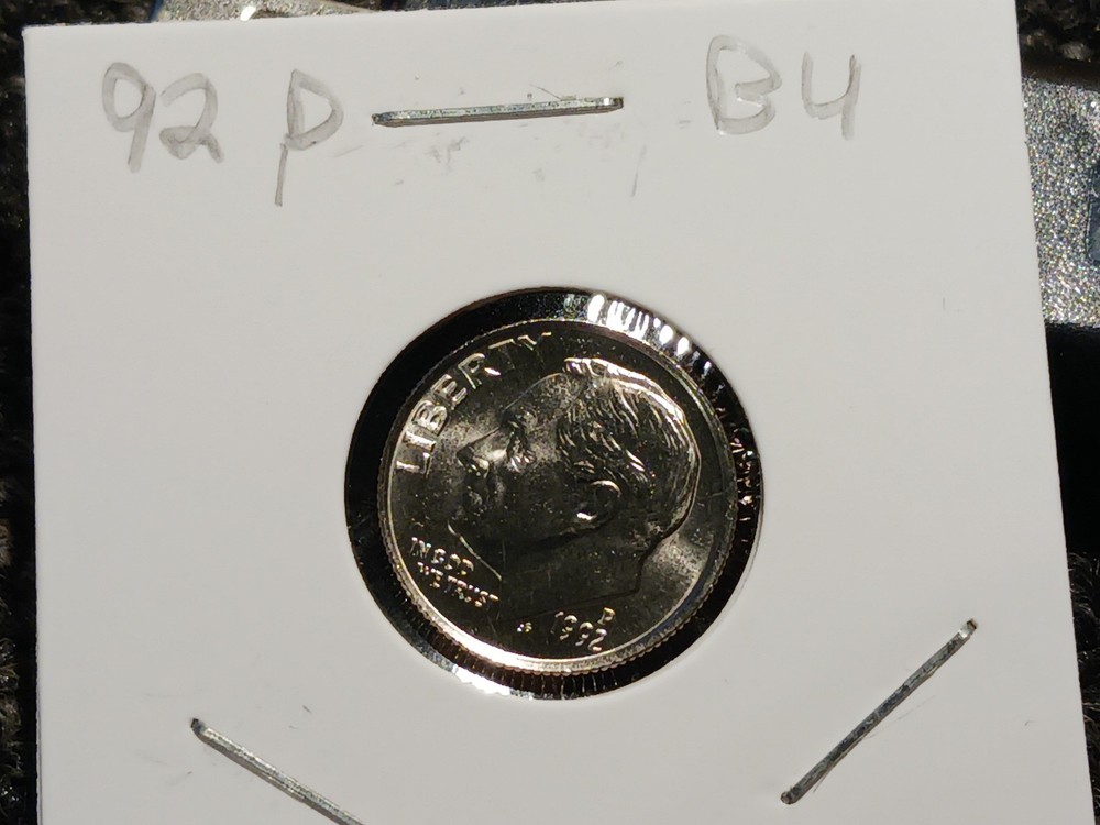 1992 P Roosevelt Dime BU