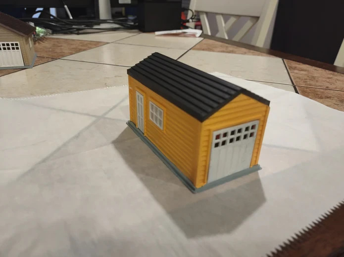 G Scale Single Car Garage