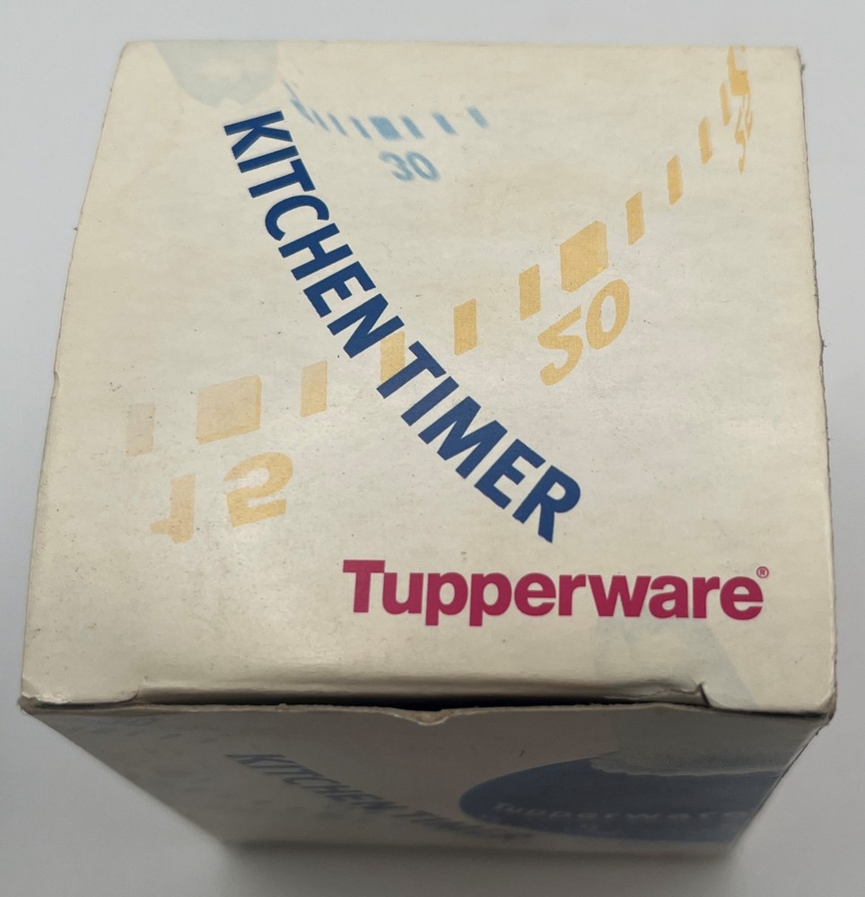 Tupperware Gourmet Decorator Kitchen Timer NIB WORKS