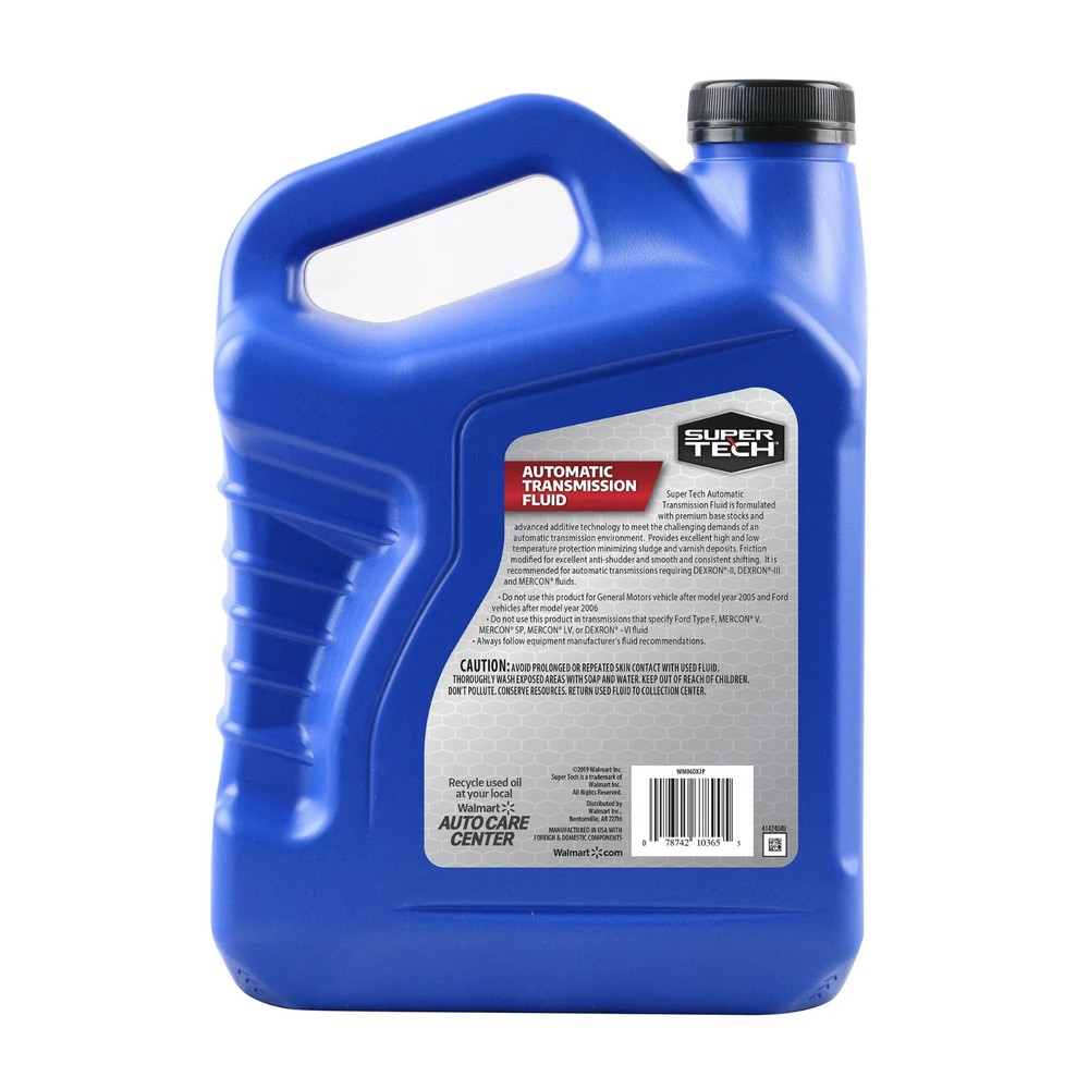 Super Tech Automatic Transmission Fluid, 1 Gallon x2 Bottle