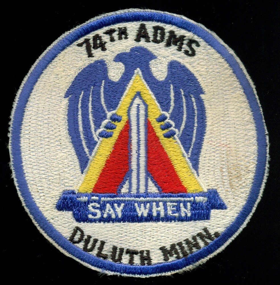 USAF 74th ADMS Air Defense Missile Squadron Patch SP-1