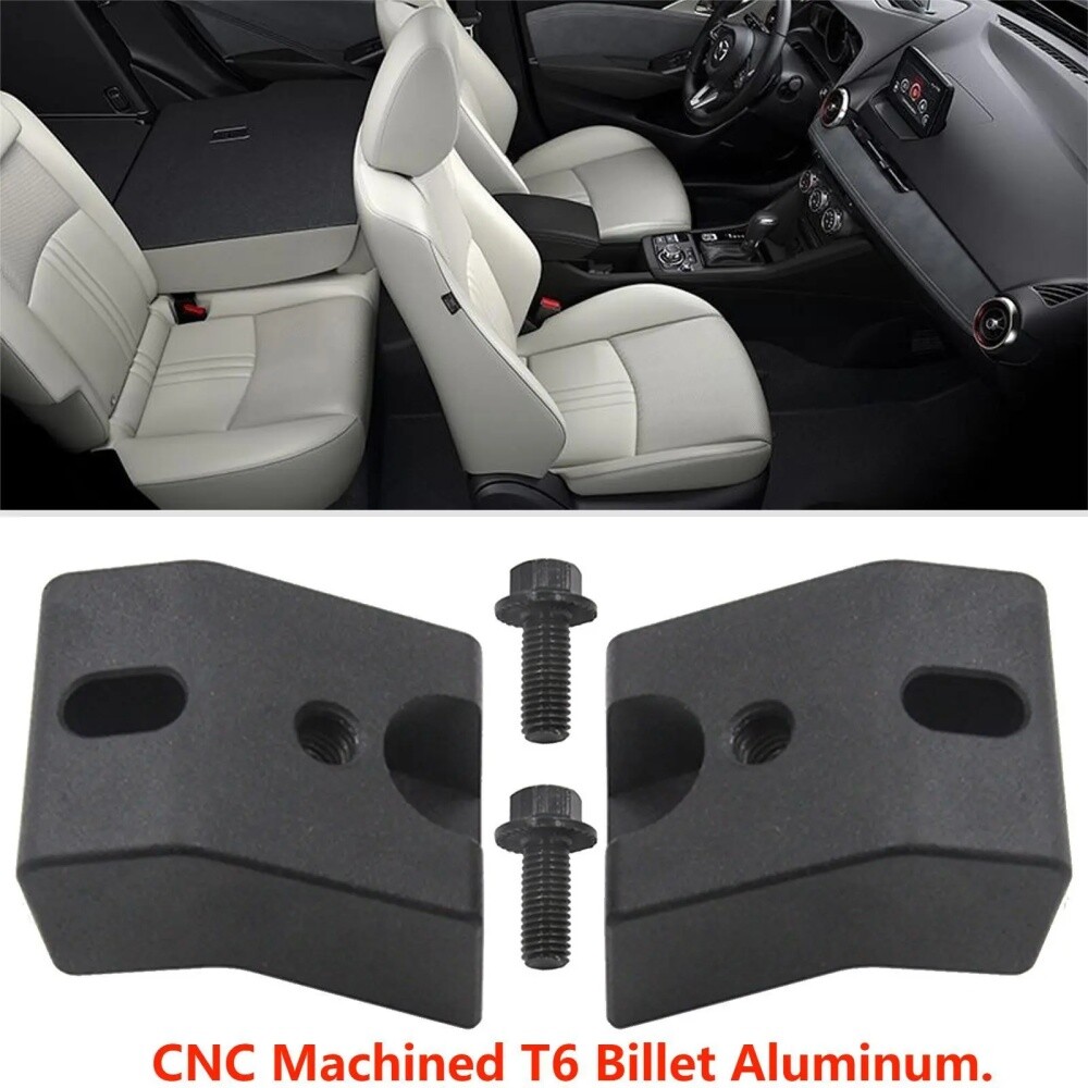 Black Front of Seat 1-1/4" Riser Seat Spacers Jackers Lift Kit For Toyota Tacoma