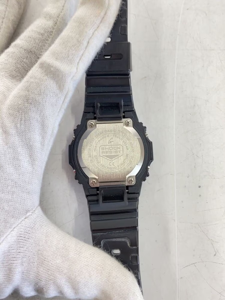 CASIO Automatic Watch Digital Rubber BLK BLK gm m5610