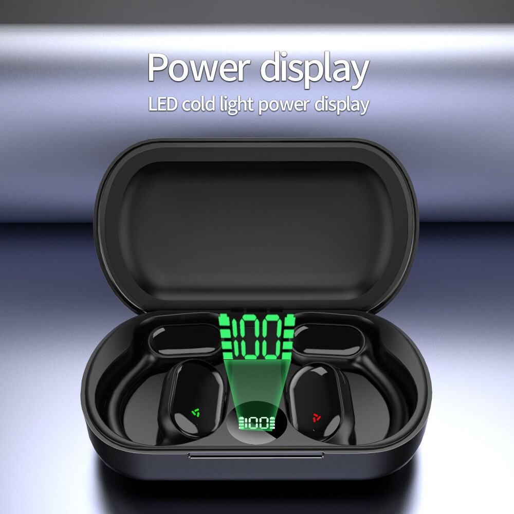 Bluetooth 5.3 Wireless Bone Conduction Headphones Wireless Headset Earbuds