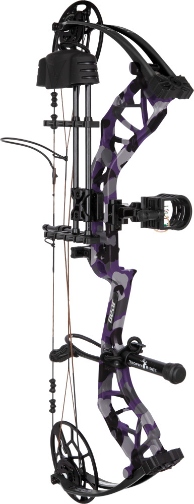 Bear Legit Maxx RTH Package RH 70lb Fred Bear Twilight/Black