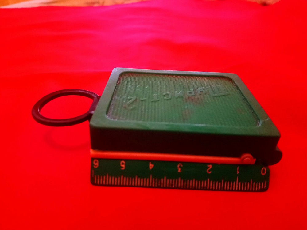soviet vintage compass USSR Tourist-2 green