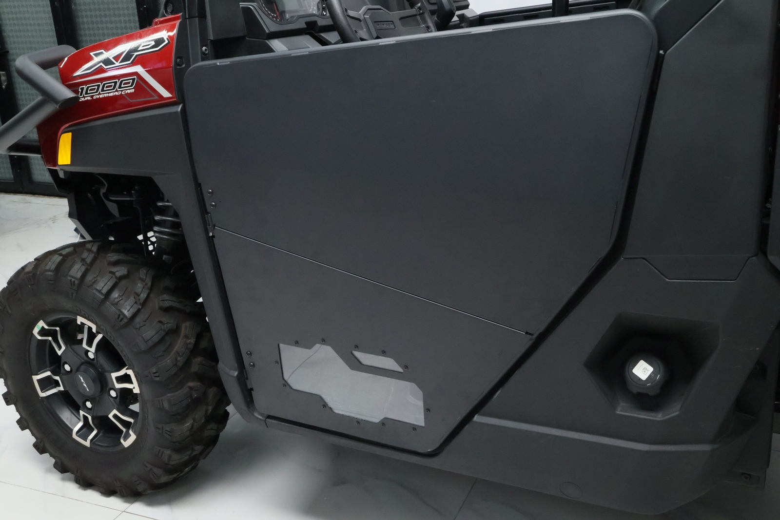 2x For Polaris Ranger XP 1000/ 1000 Heavy Duty Aluminum Doors w/ Clear PC Window