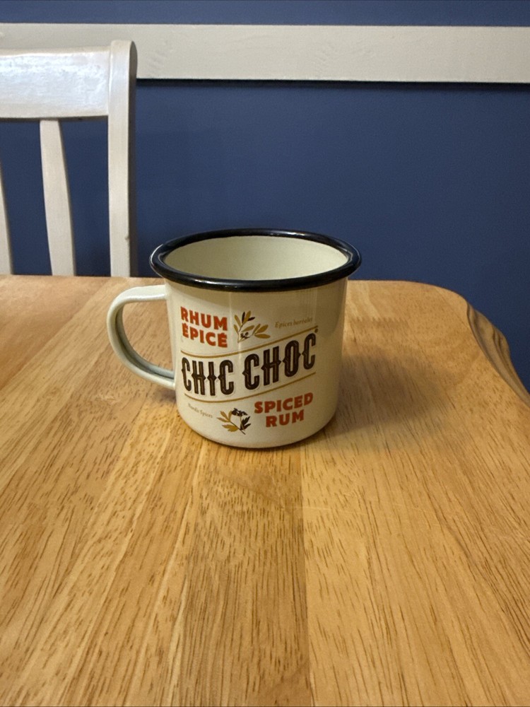 Chic Choc Spiced Rum Small Tin Cup/Mug with Handle