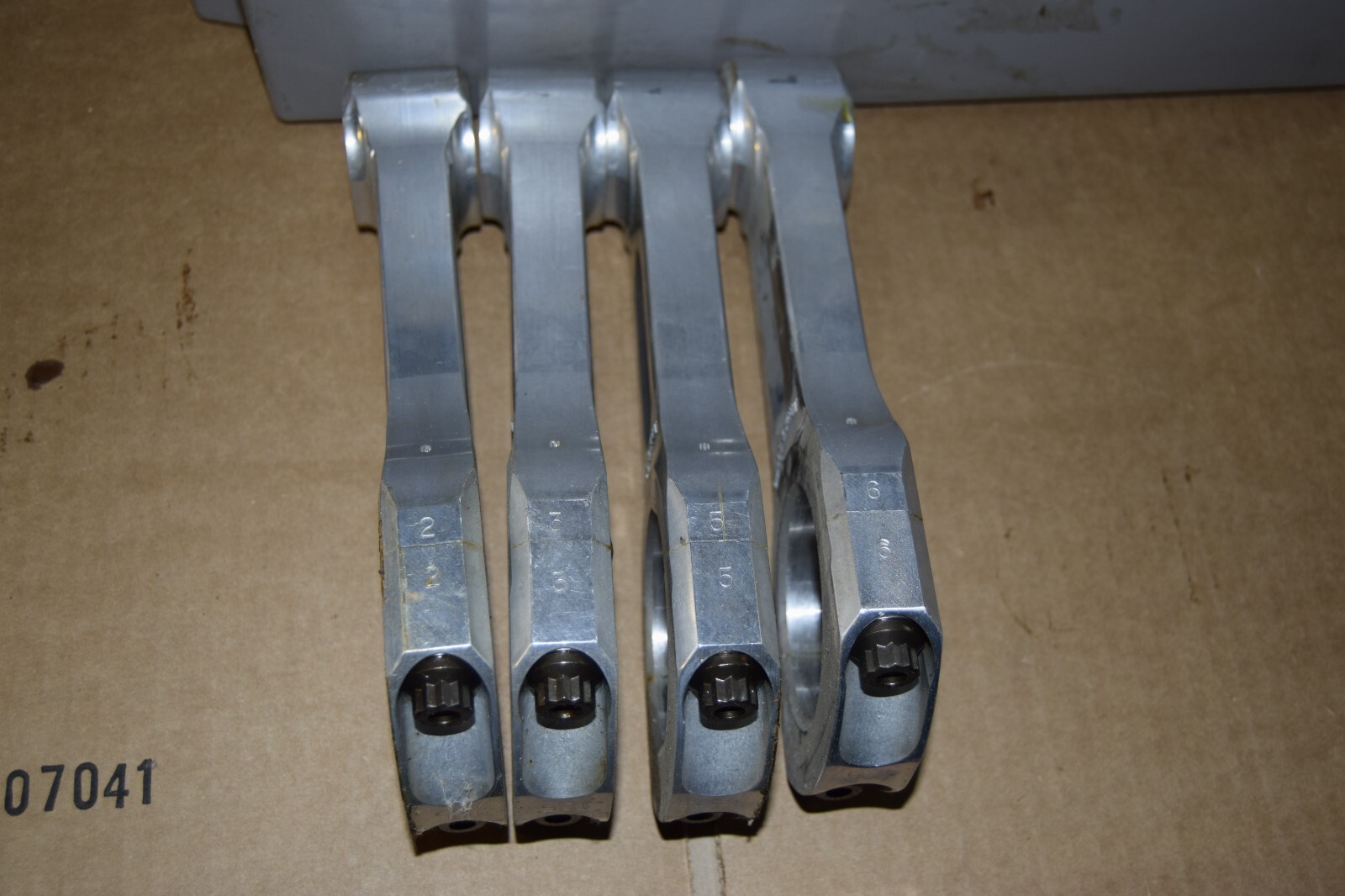 Used Childs & Albert Top Fuel Deep Cycle Connecting Rods - Nitro Drag Funny Car