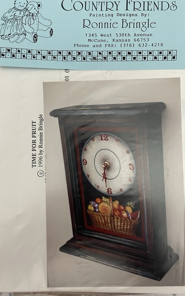 Time For Fruit Painting Pattern Packer By Ronnie Bringle
