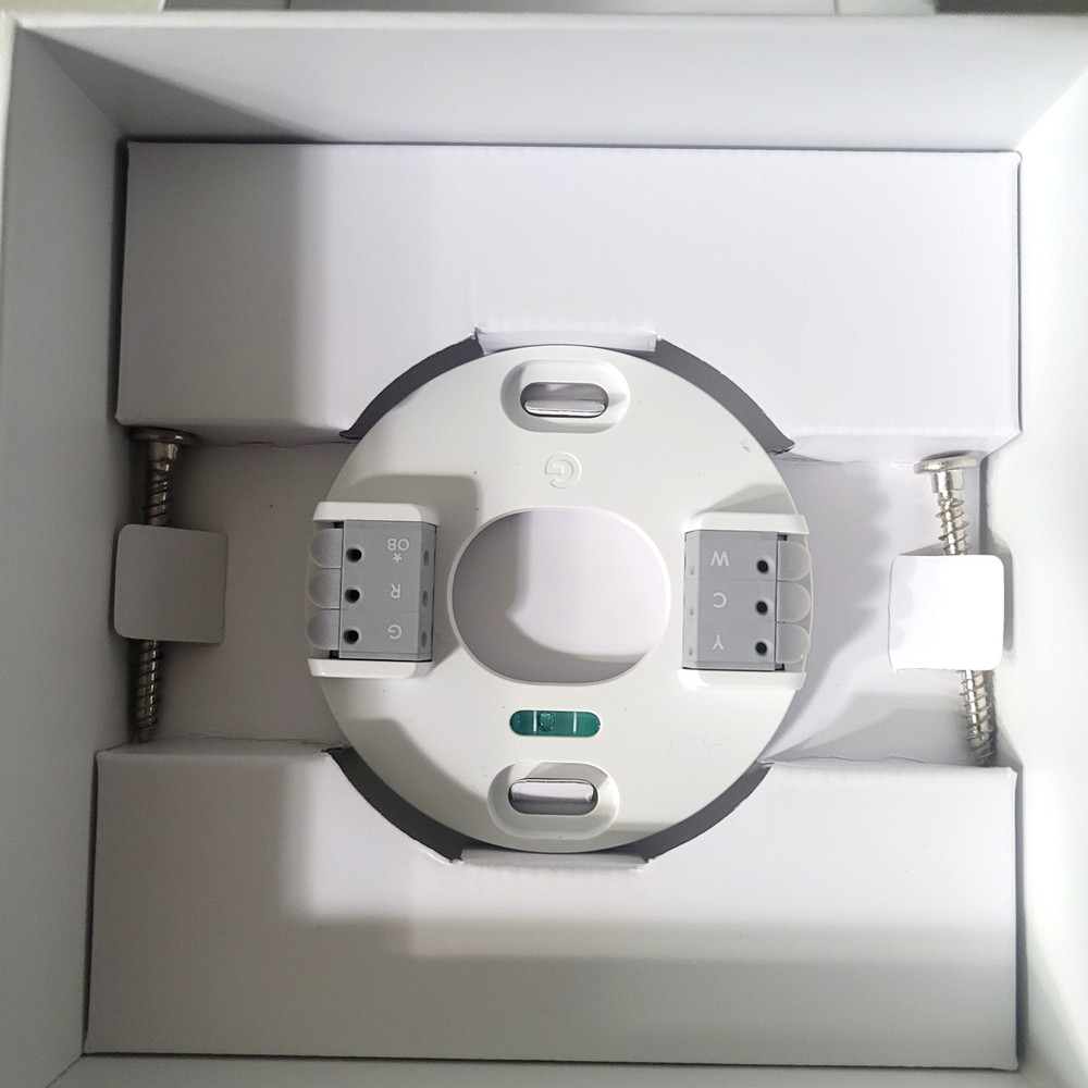 Google Nest Smart Programmable Wi-Fi Thermostat - (GA01334-US) -SNOW- OPEN BOX