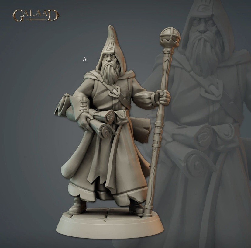 Priest Wizard | Galaad Miniatures