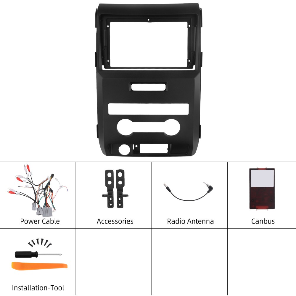 For Ford F-150 2009-2014 10" Carplay Android 15 Car Stereo Radio GPS Navi 2+64GB