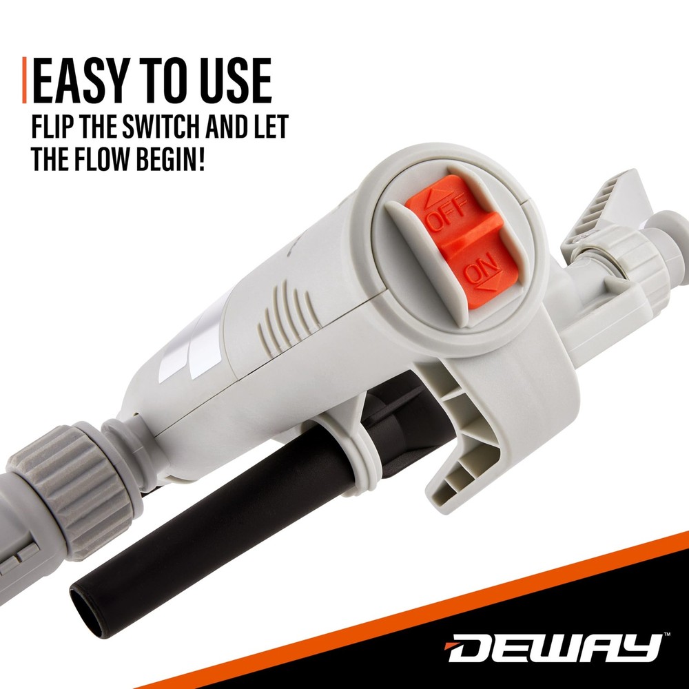 DeWay Battery-Powered Stick Fuel Hand-Trigger Nozzle, Nozzle