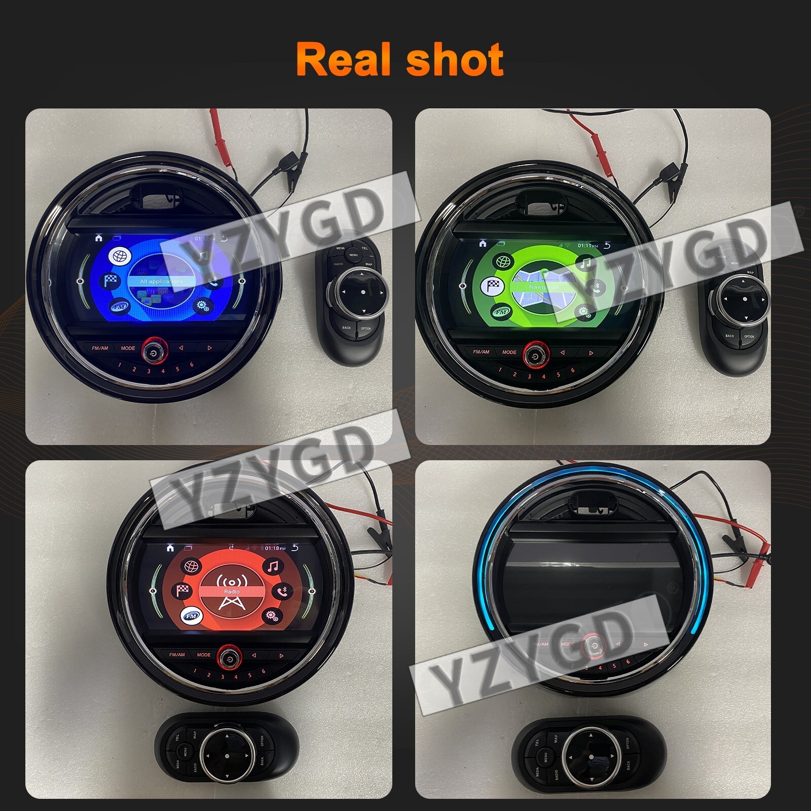 Android 2Din Car Radio For BMW Mini Cooper 2015-2019 CarPlay Stereo Receiver GPS